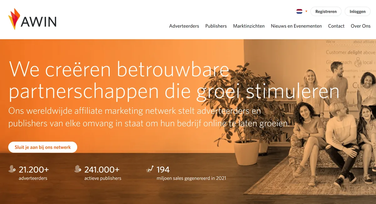 Awin wereldwijd affiliate netwerk Awin wereldwijd affiliate netwerk