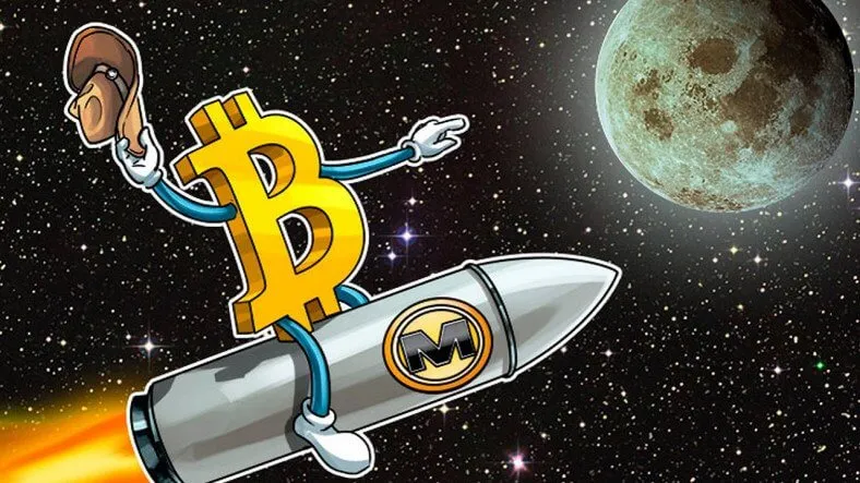 Bitcoin to the moon crypto