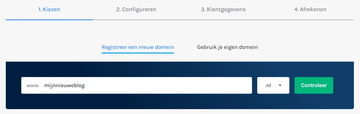 Domeinnaam registreren Domeinnaam registreren