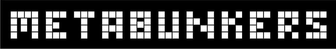 Metabunkers, ons eigen NFT-project uit 2021 Het logo van Metabunkers