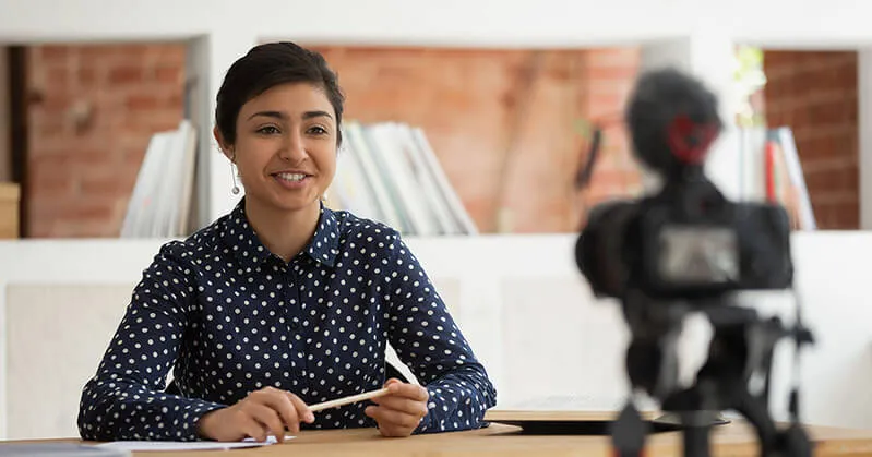 Setup video training filmen