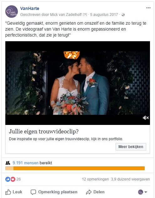 Online marketing voor de trouwvideograaf – Volg deze stappen