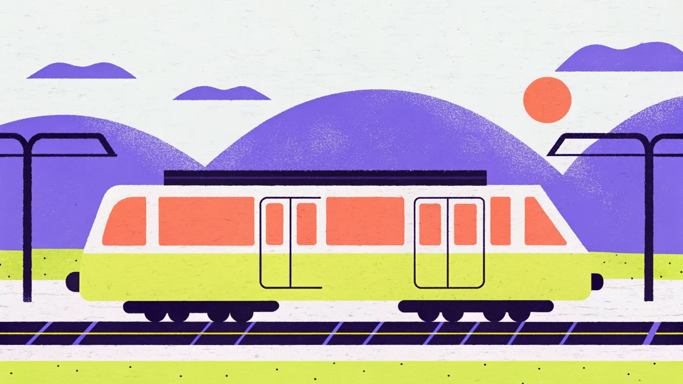Met het Deutschlandticket reis je voor €63 per maand door heel Berlijn en de rest van Duitsland Een gele U-Bahn-wagon bij een perron met een klein ticket en een koffiebeker op een bankje
