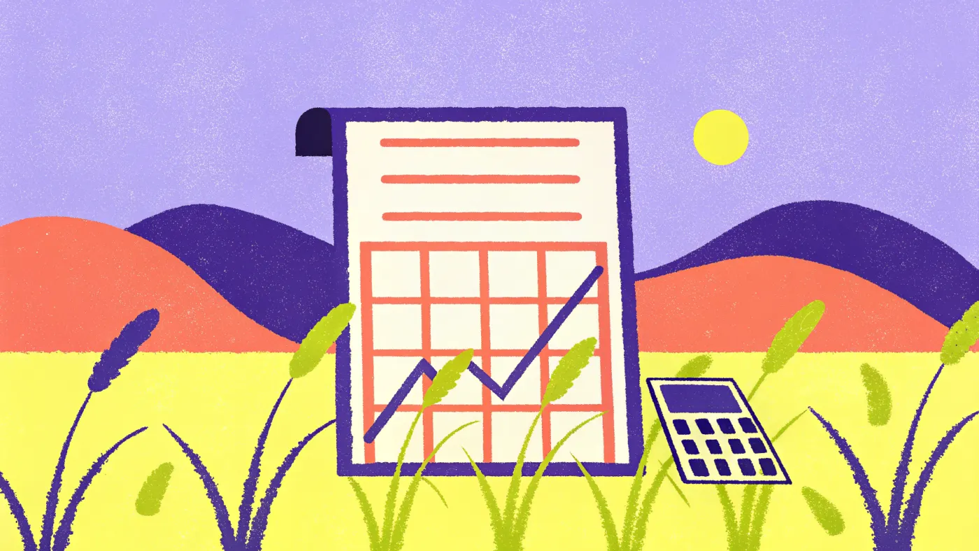 Een factuur die zichzelf verantwoordt: dat is het doel Een factuur op een bureau met een grote groene vinkstempel, naast een rekenmachine en een klein stijgend grafiekje