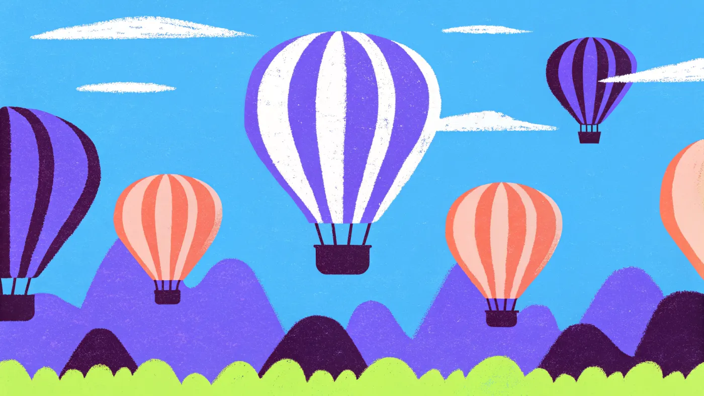Cappadocië in 2020: prachtig, en volledig ingericht op de toerist Tientallen luchtballonnen boven rotsformaties bij zonsopkomst